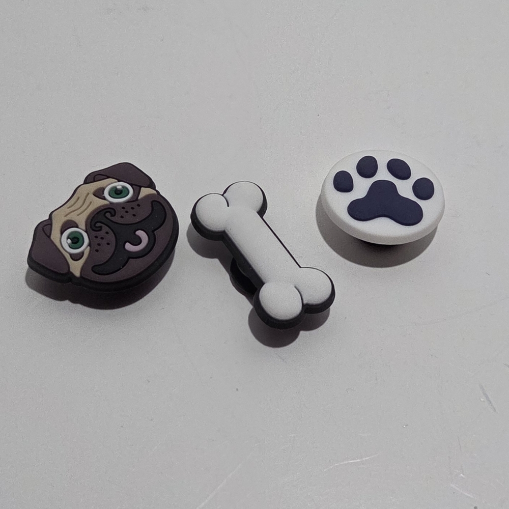 Cute Dog-Themed Shoe Charms